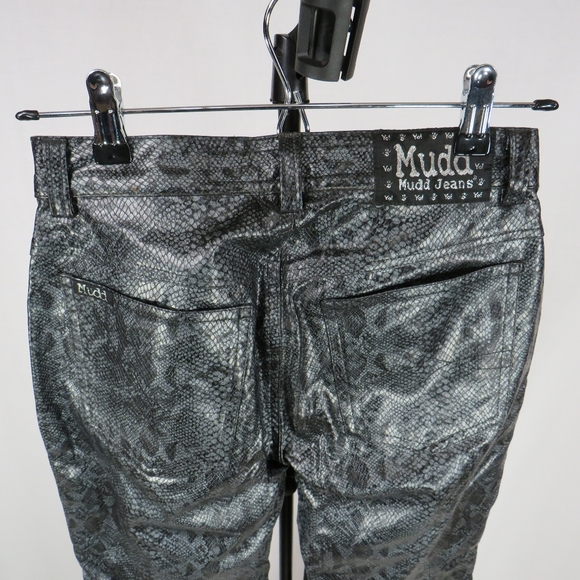 Mudd Snakeskin Faux Leather Pants - Picture 7 of 11